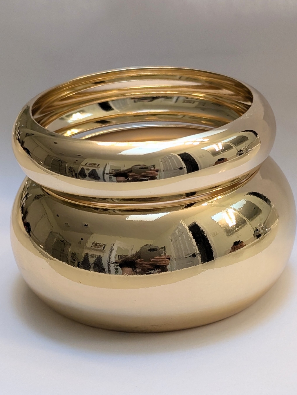 8 Other Reasons Gold Tone Bangle Set 39$